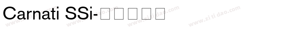 Carnati SSi字体转换